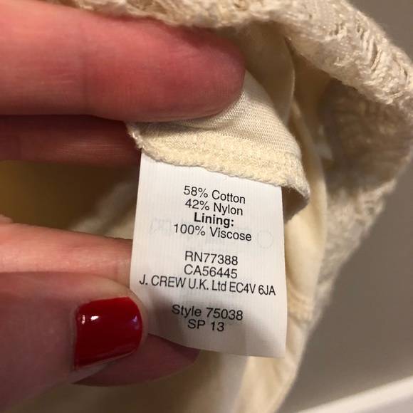 Madewell Crochet Scallop Edge Top - Picture 5 of 8